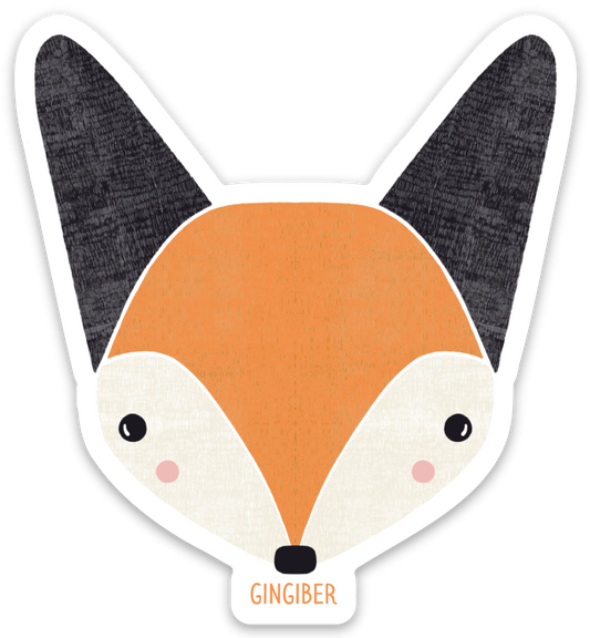 Woodland Fox Sticker