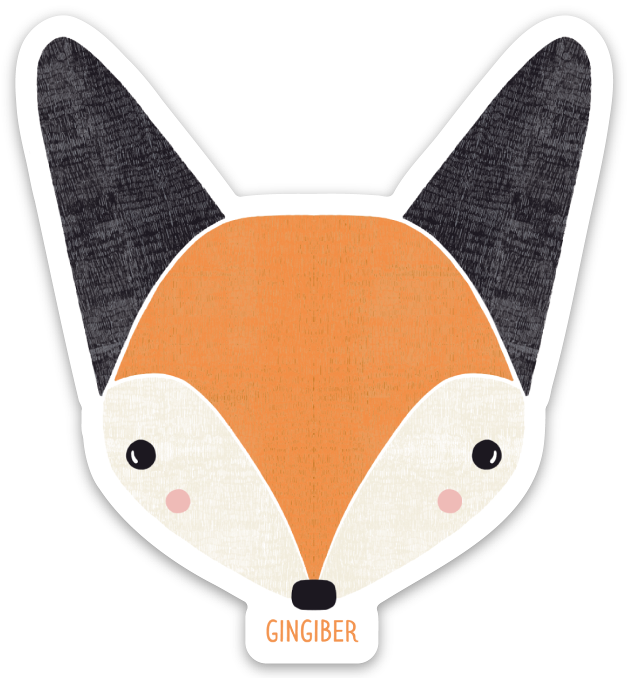 Woodland Fox Sticker