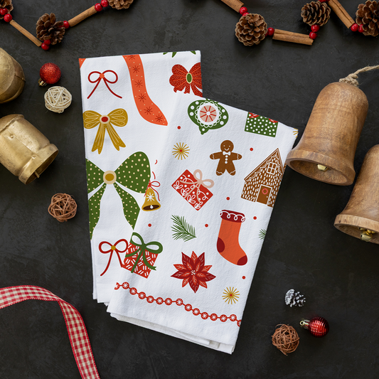 Wrapped in Cheer Tea Towel Bundle