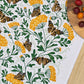 Yarrow & Painted Lady Tea Towel
