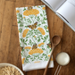 Yarrow & Painted Lady Tea Towel