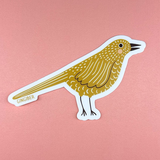 Yellow Bird Sticker