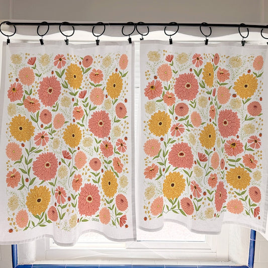 Zinnia Cafe Curtains