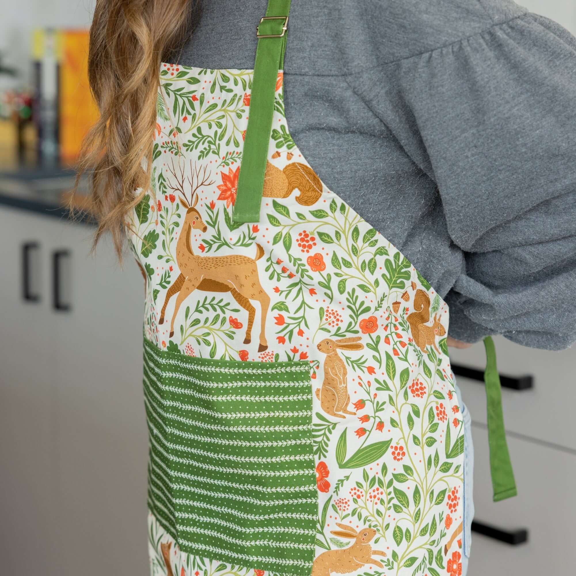 Christmas Forest Apron