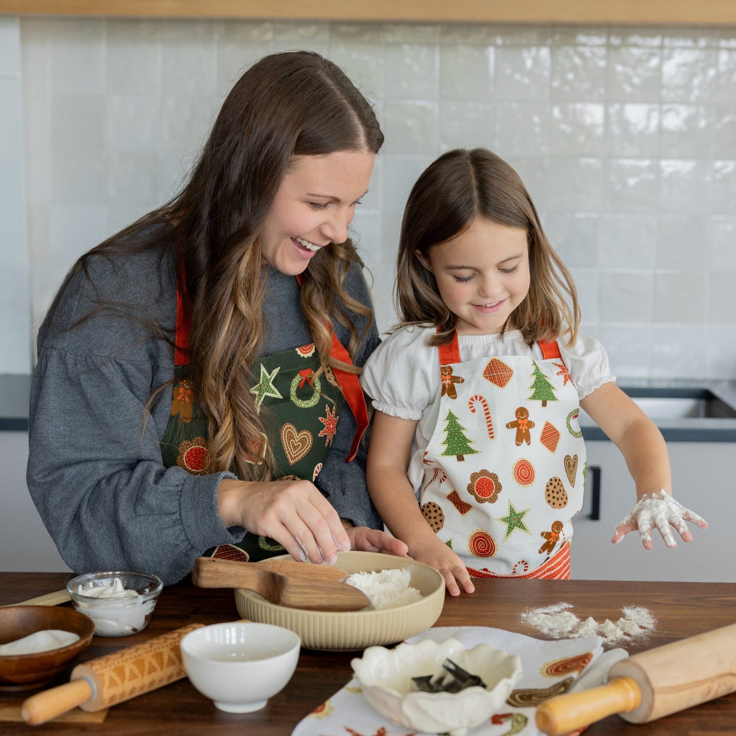 Adult Christmas Cookies Apron