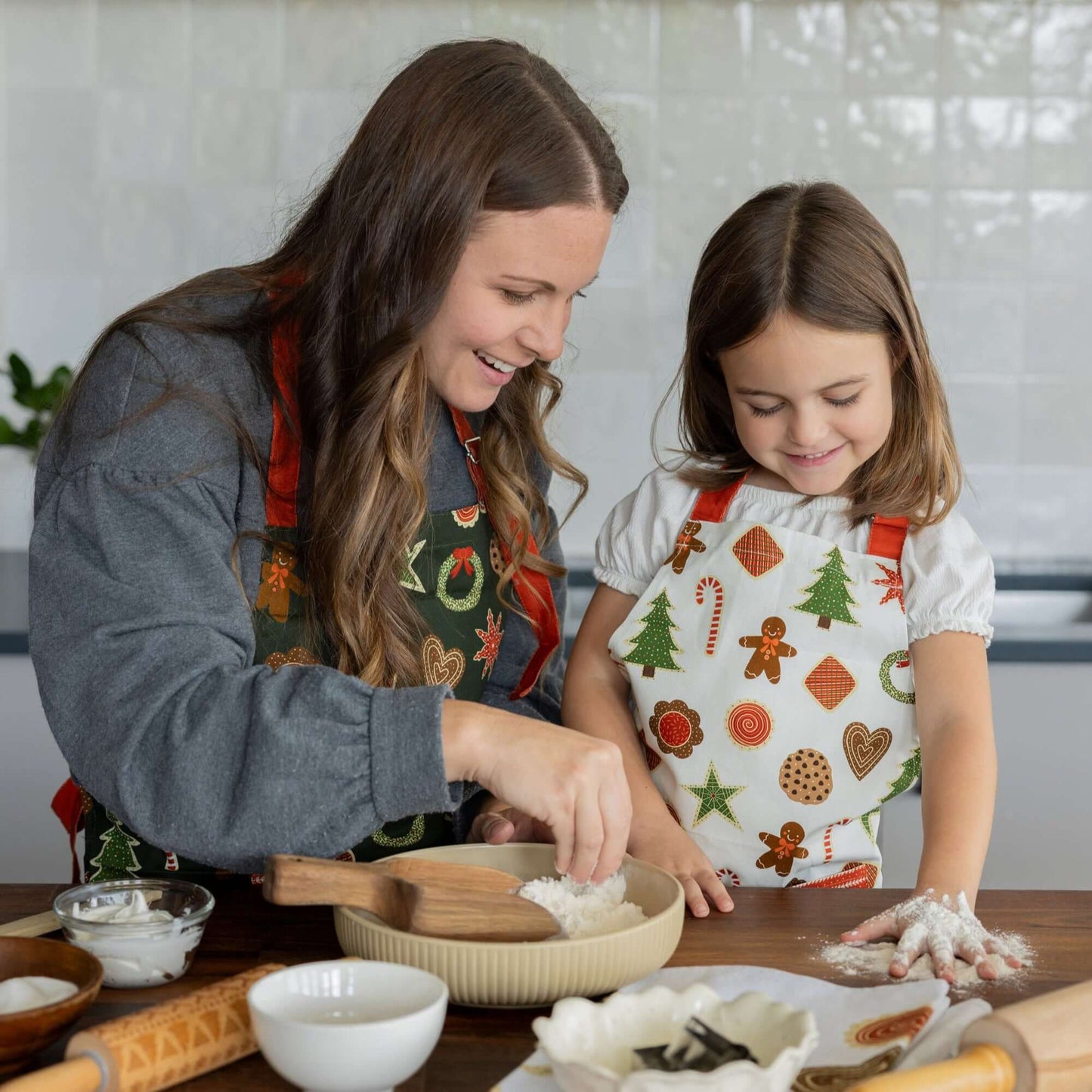 Child Christmas Cookies Apron