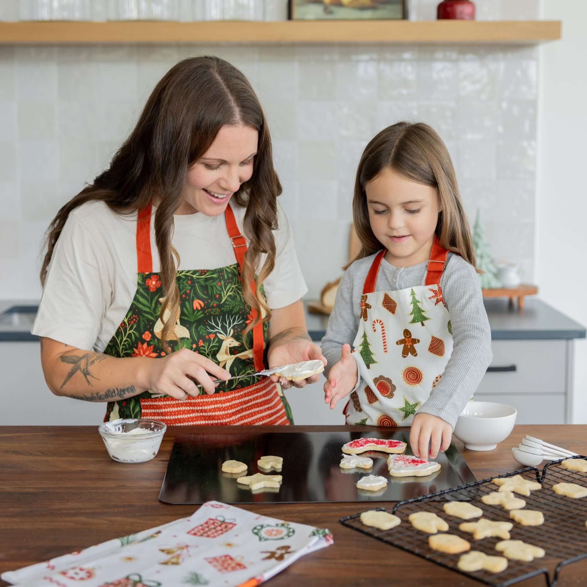 Child Christmas Cookies Apron
