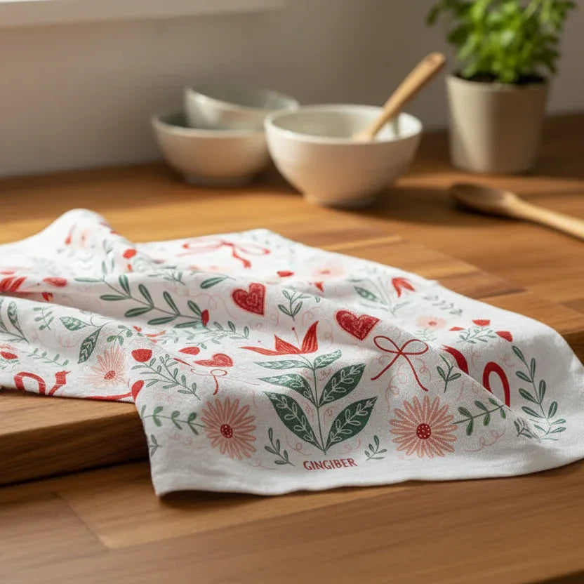 Sweetheart Tea Towel - Gingiber