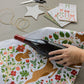 Christmas Forest Tea Towel