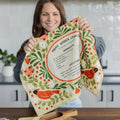 Ginger Cookies Recipe Tea Towel - Gingiber