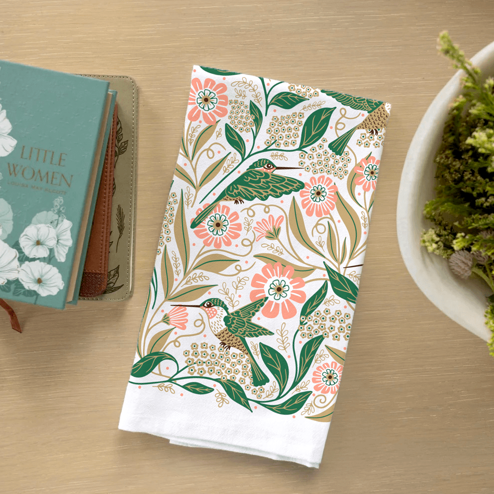 Hummingbird Tea Towel