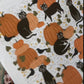 Limited Time Pumpkins & Cats Tea Towel