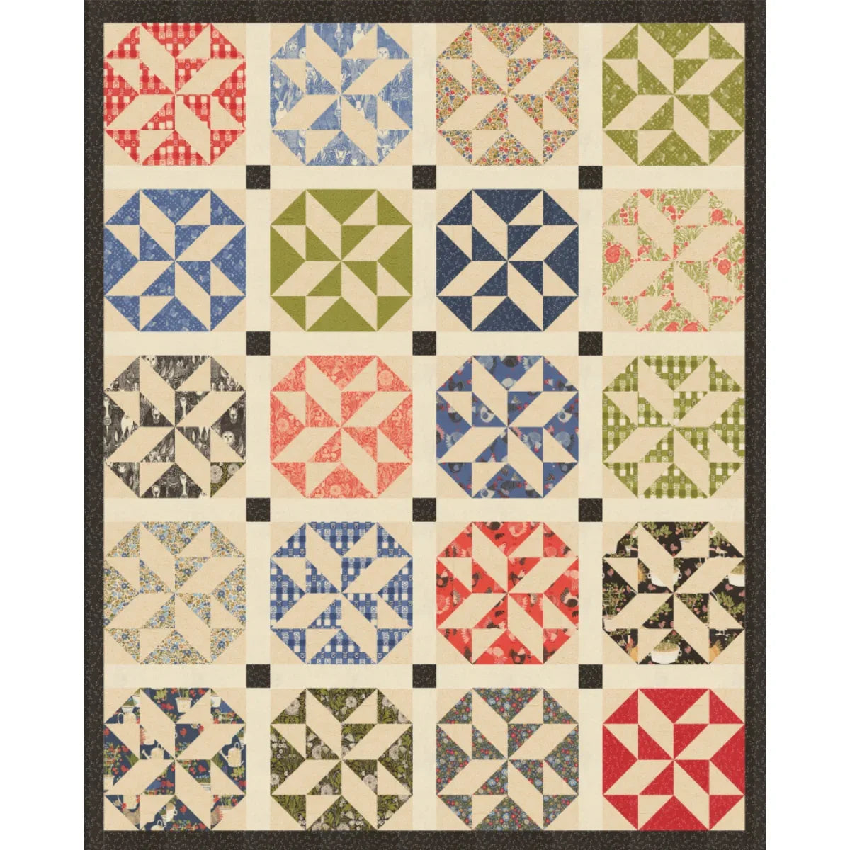 Farmhouse Stars Quilt Pattern - Gingiber