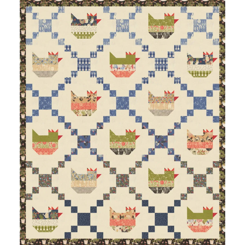 Henhouse Quilt Pattern - PDF - Gingiber