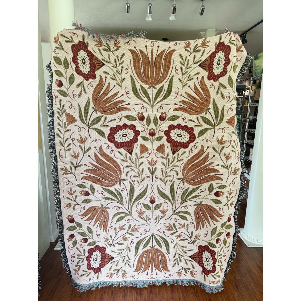 Folk Floral Blanket