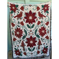Christmas Poinsettia Blanket