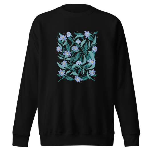 Blue Blossoms Sweatshirt