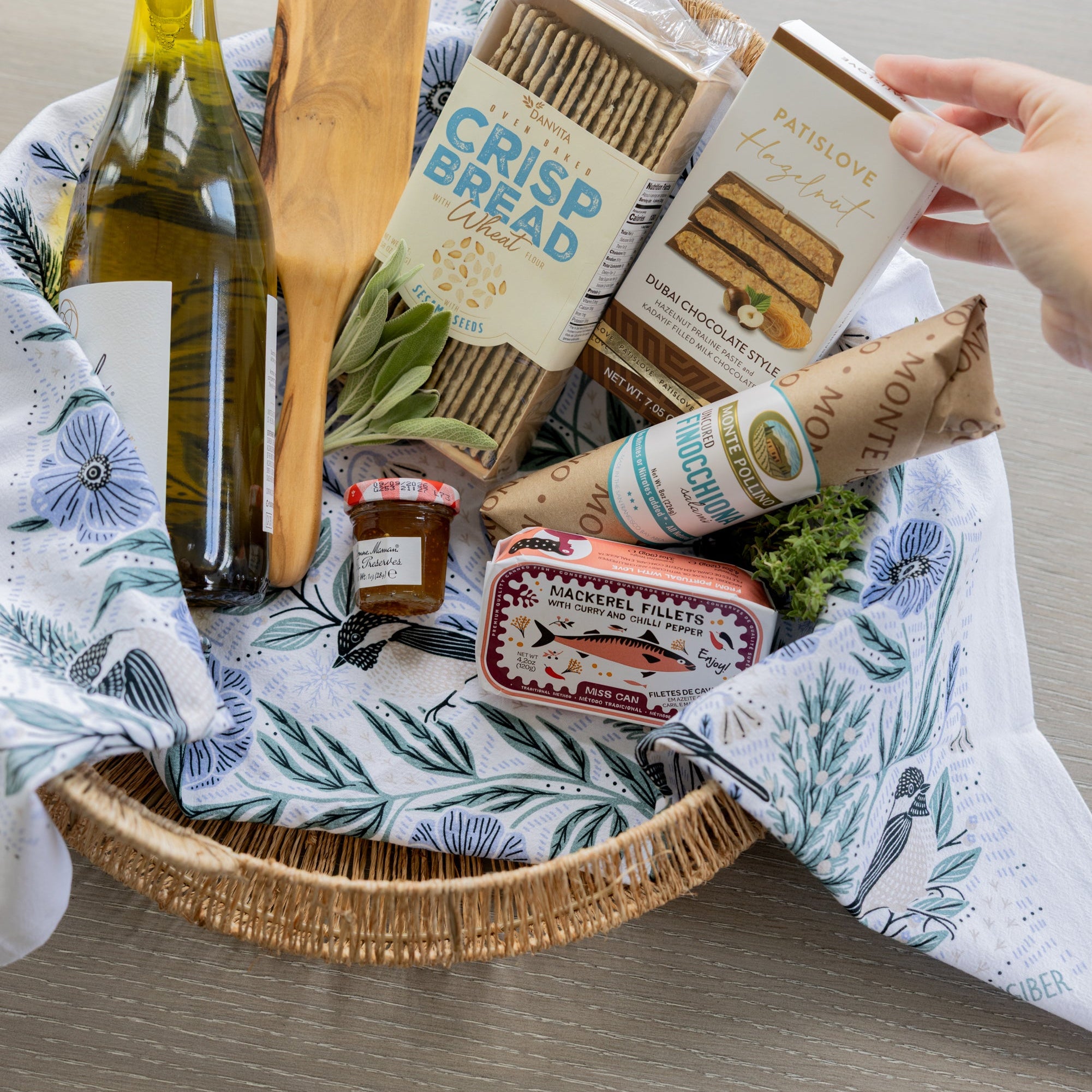 Winter Retreat Tea Towel