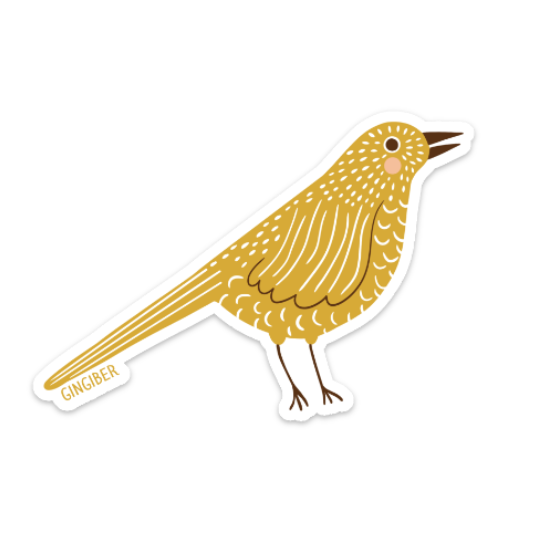 Yellow Bird Sticker