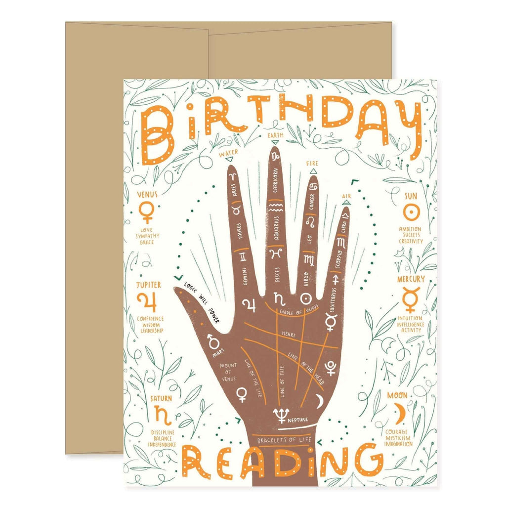 Palm Birthday Card - Gingiber