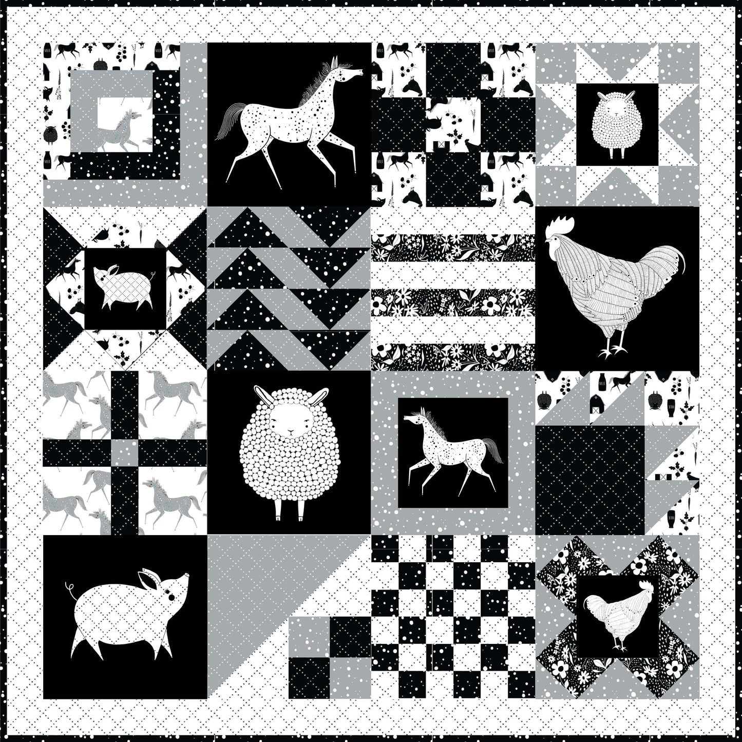 Lucky Charm Quilt Pattern - PDF