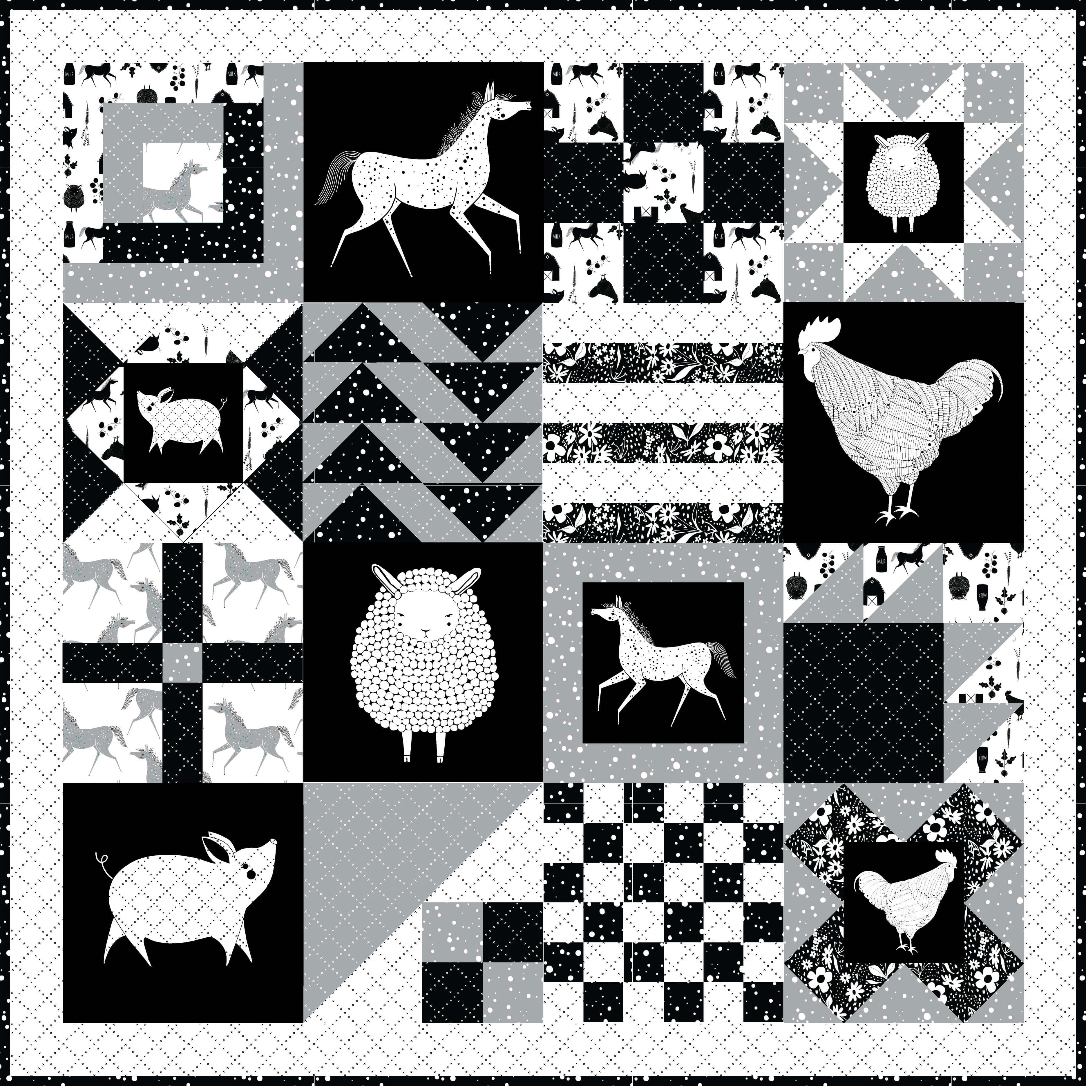 Lucky Charm Quilt Pattern - PDF - Gingiber