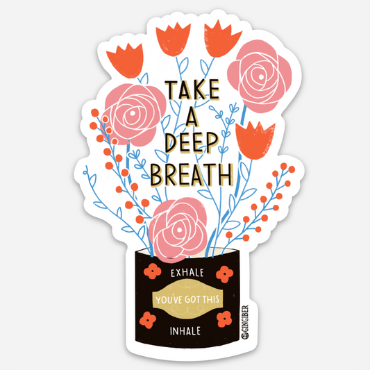 Deep Breath Sticker