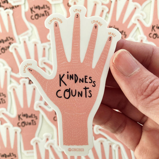 Kindness Counts Sticker