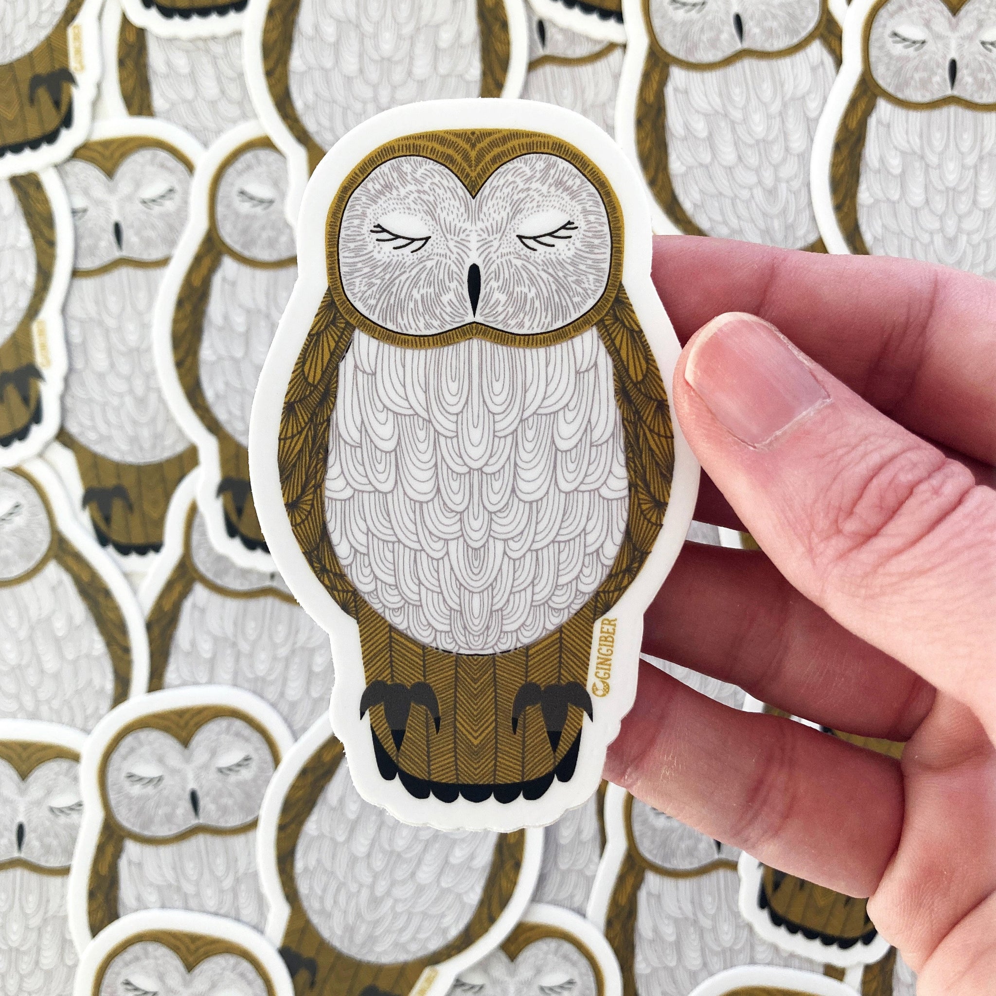 Nocturnal Owl Sticker