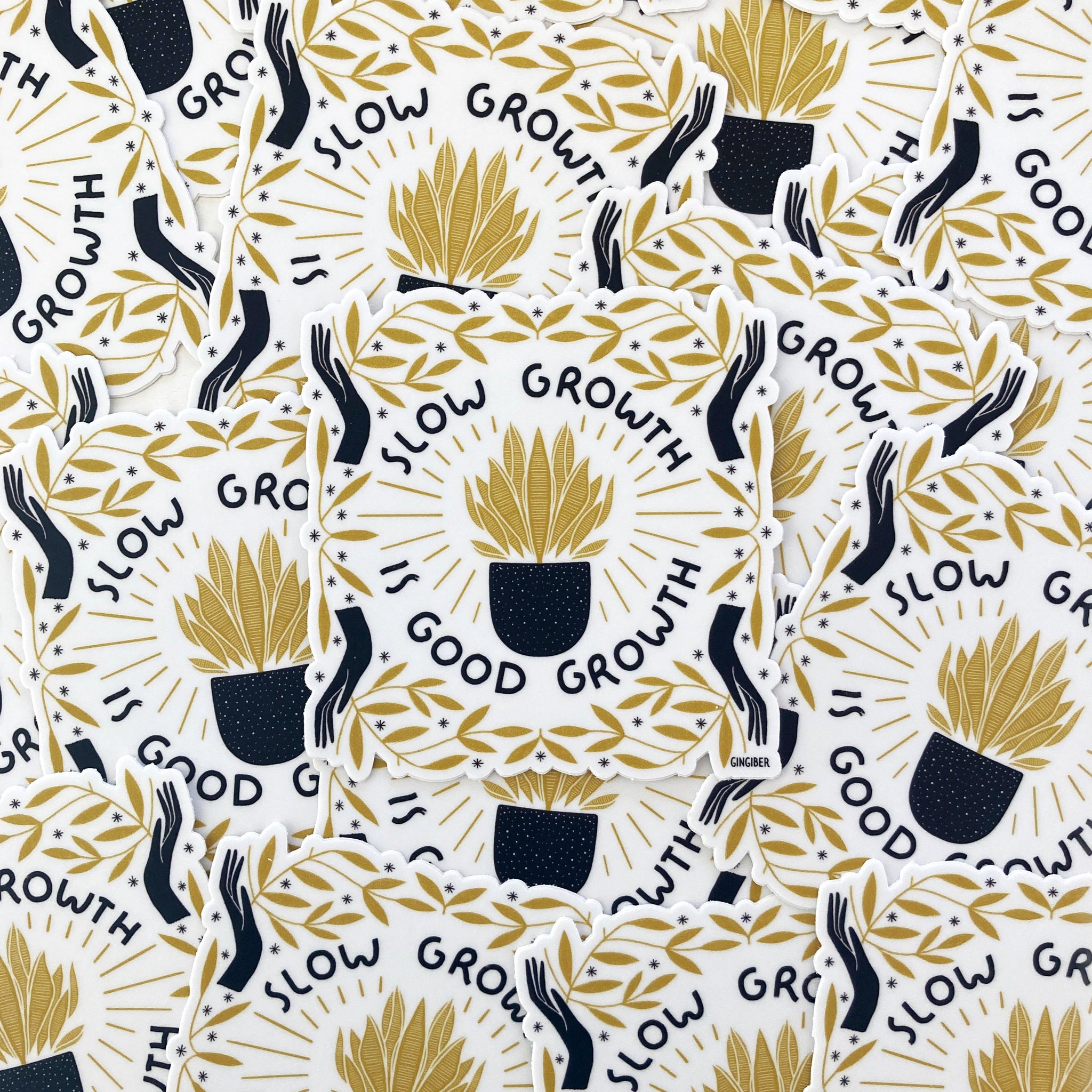 Slow Growth Sticker