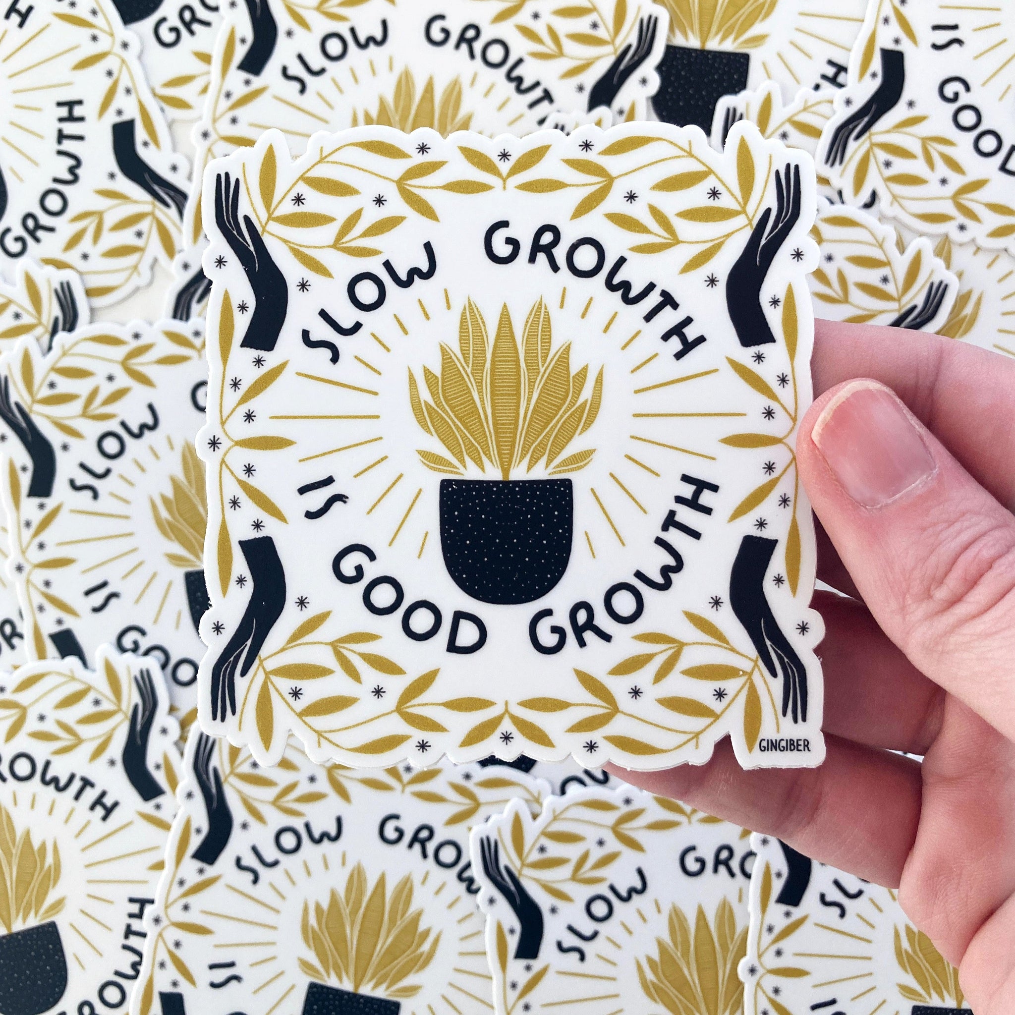 Slow Growth Sticker
