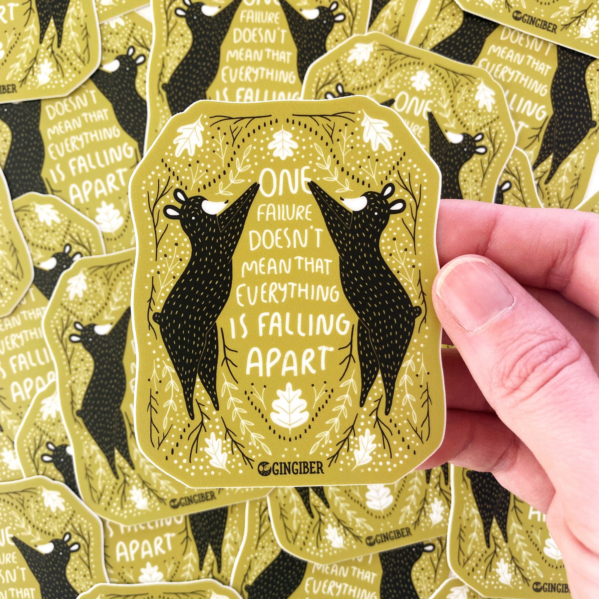 Failure Bear Sticker