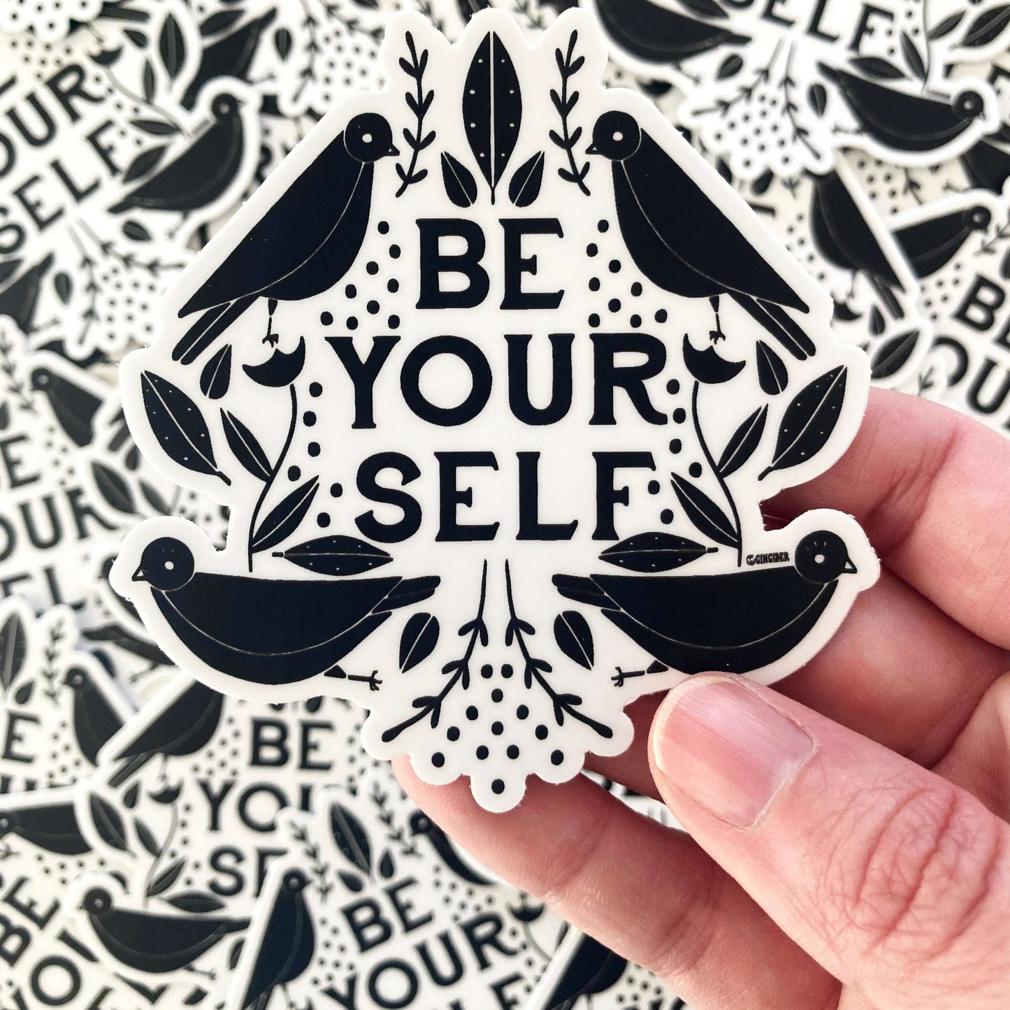 Be Yourself Sticker