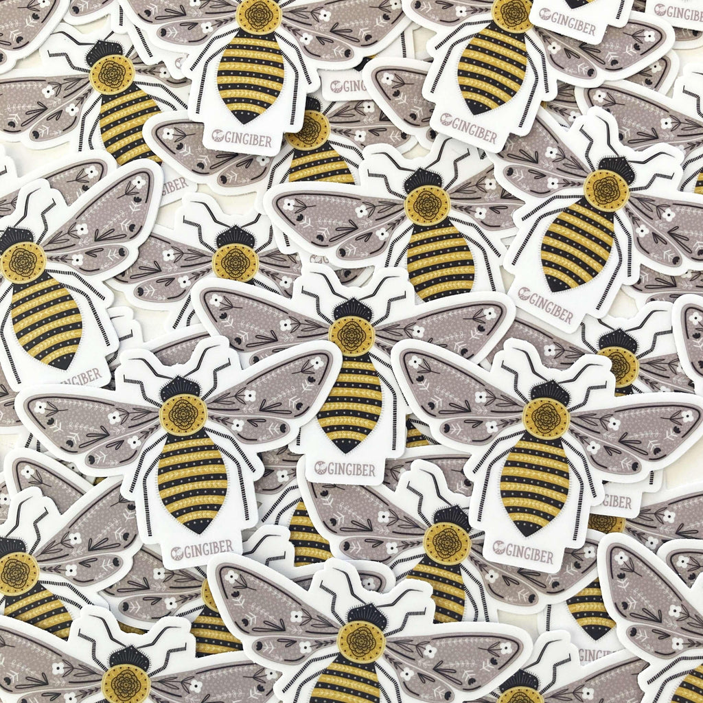 Bumble Bee Sticker - Gingiber