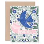 Barn Swallow Thank You Card - Gingiber