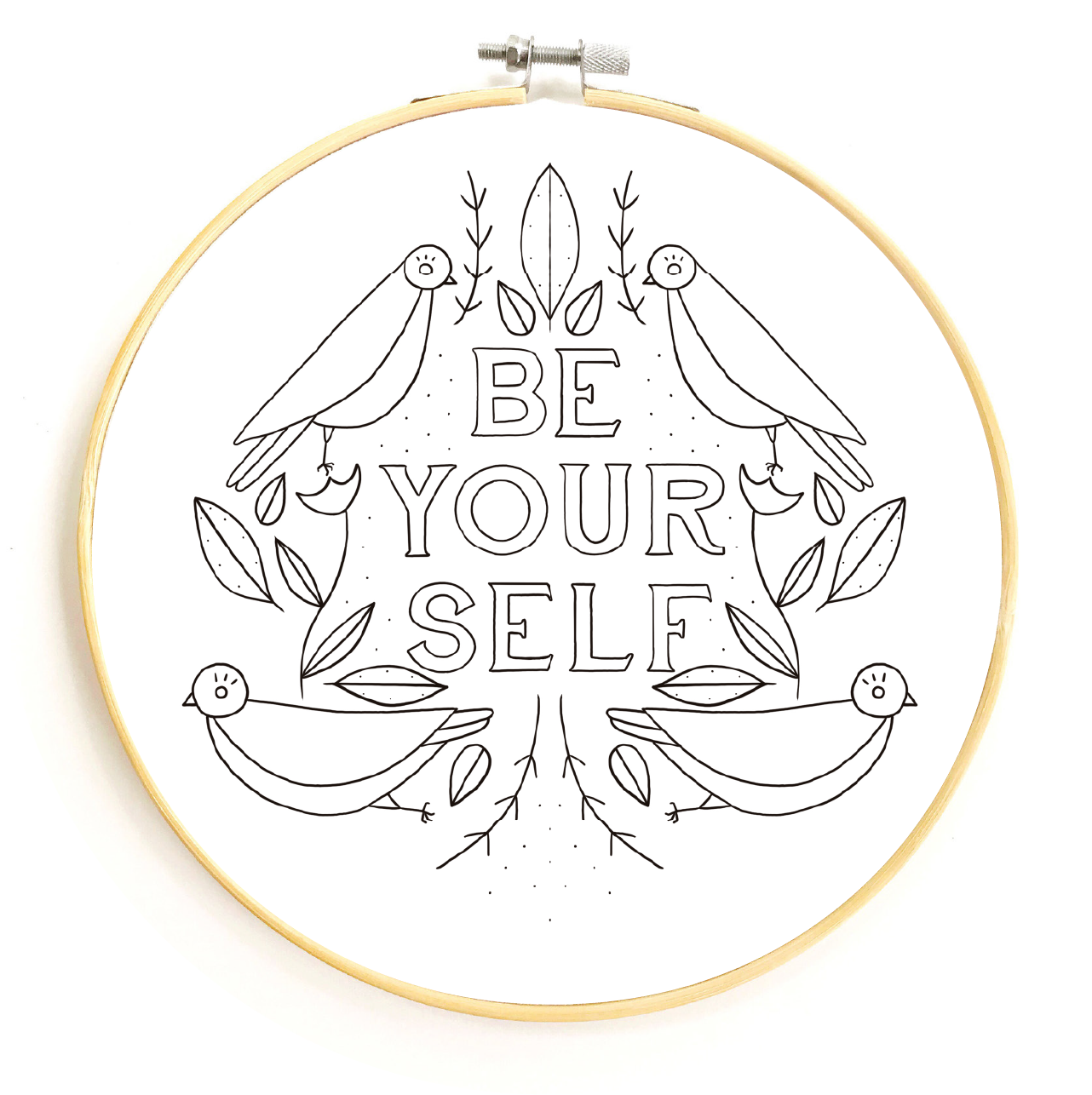 Be Yourself Embroidery Kit