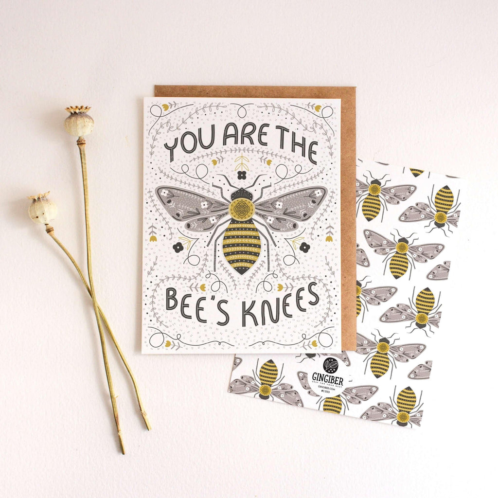 Bee's Knees Card - Gingiber