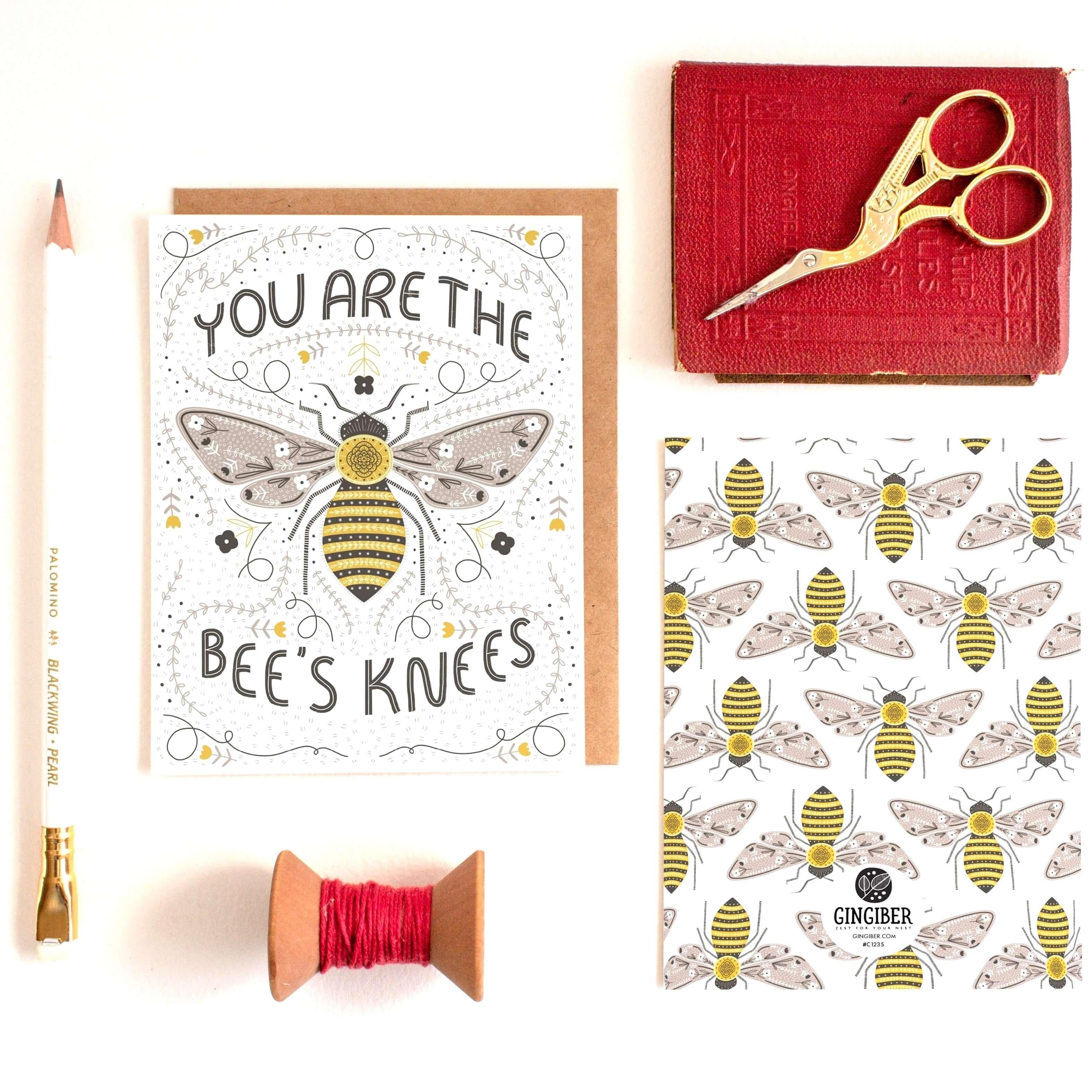 Bee's Knees Card - Gingiber