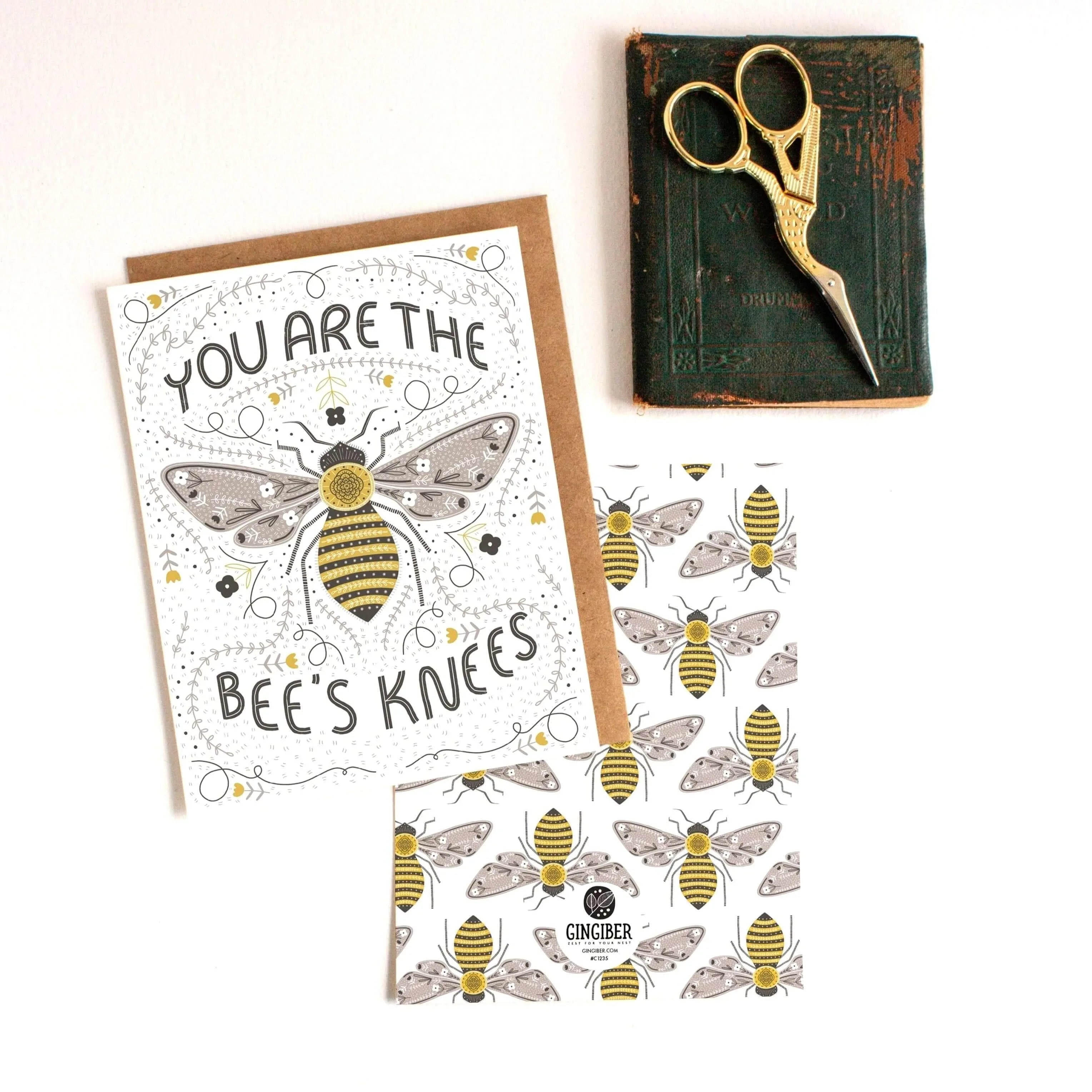 Bee's Knees Card - Gingiber