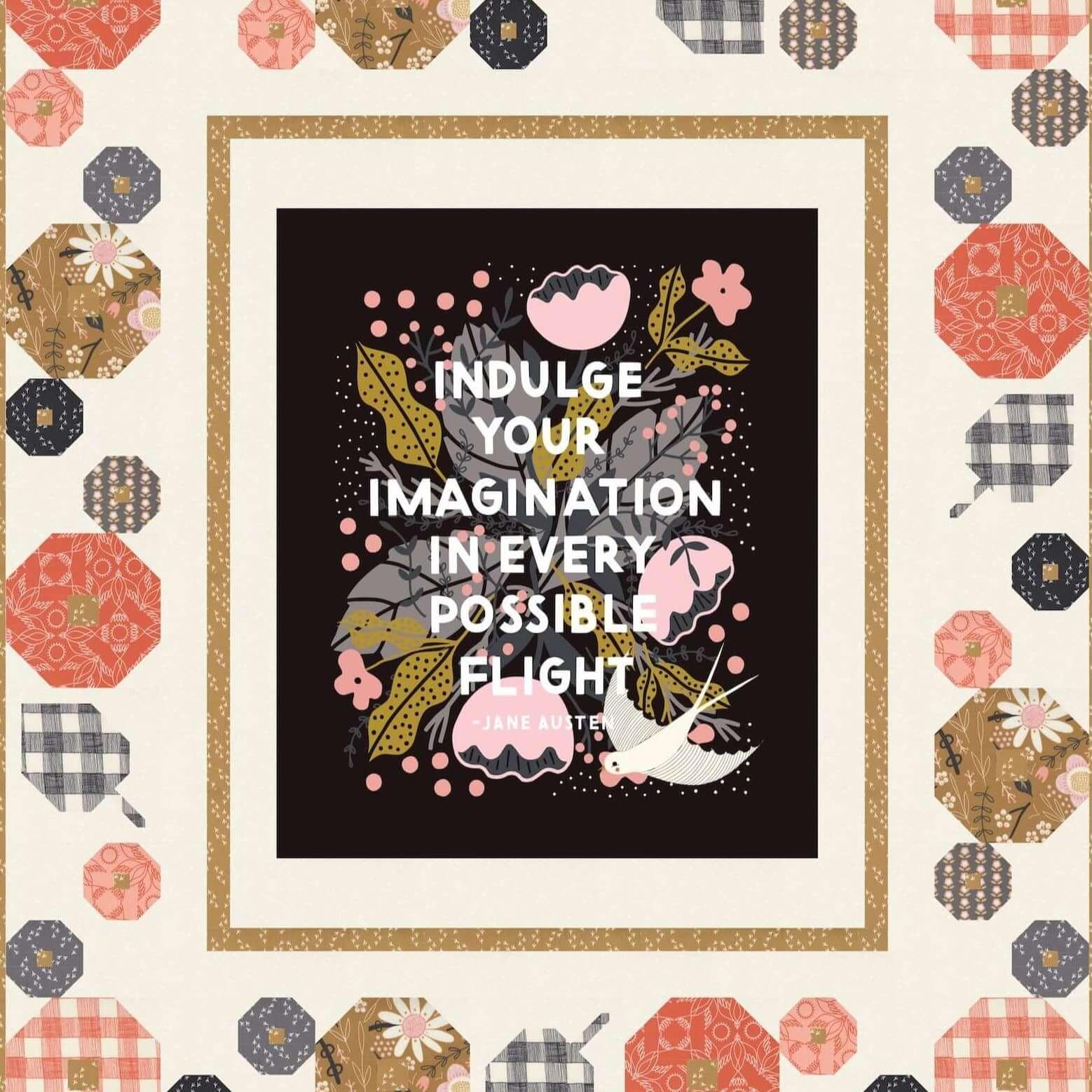 Birdsong Panel Quilt Pattern - PDF - Gingiber