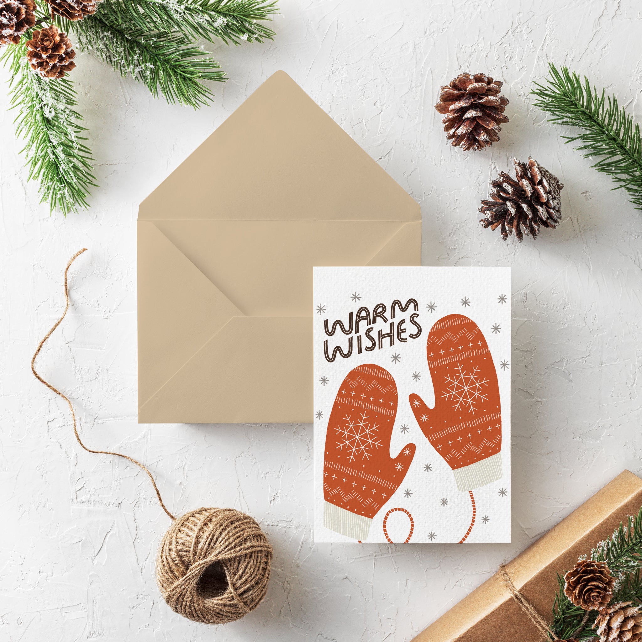 Christmas Mittens Card