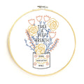 Deep Breath Embroidery Pattern - PDF - Gingiber