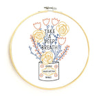 Deep Breath Embroidery Pattern - PDF - Gingiber