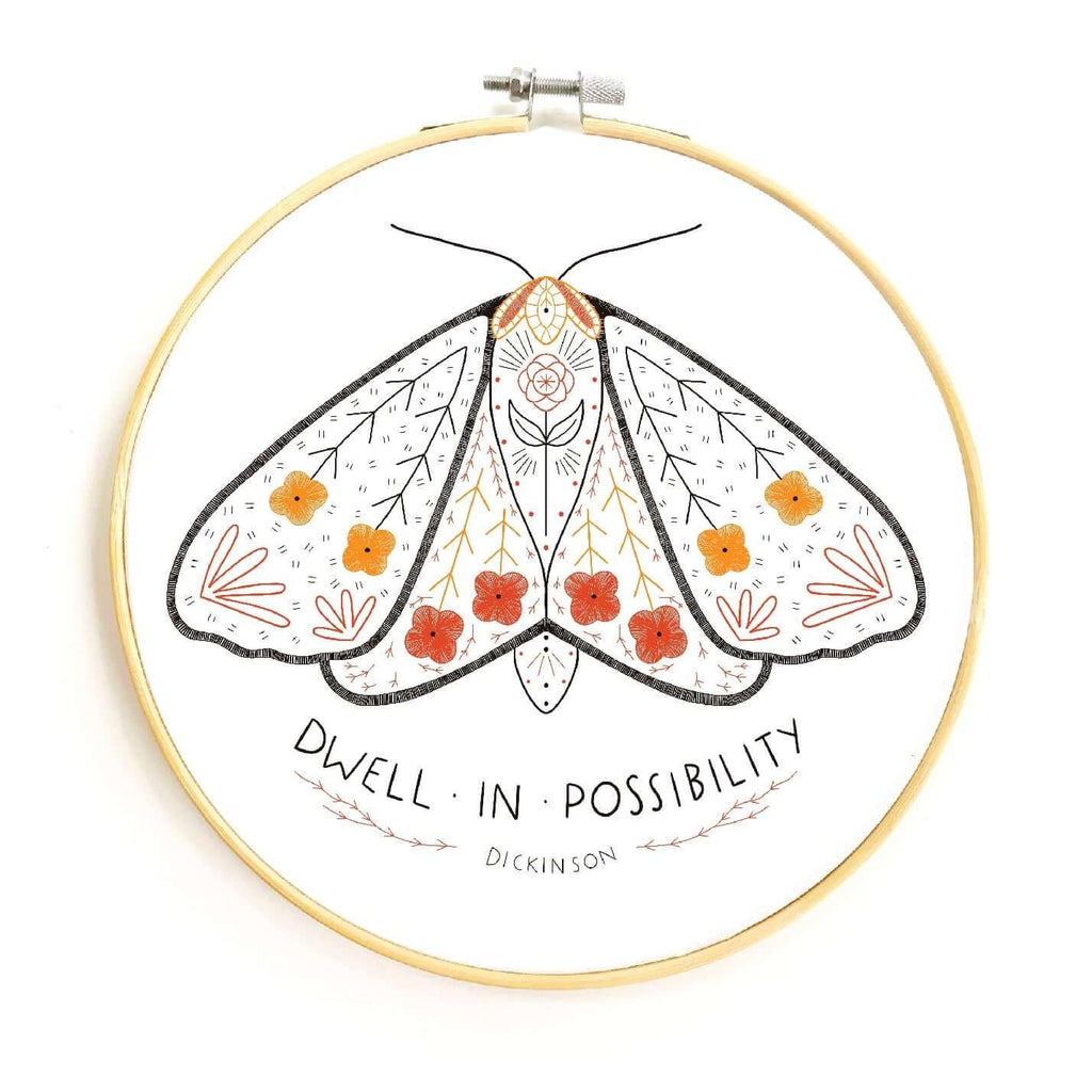 Dwell in Possibility Embroidery Pattern - PDF - Gingiber