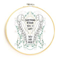 Everything Behind You Embroidery Pattern - PDF - Gingiber