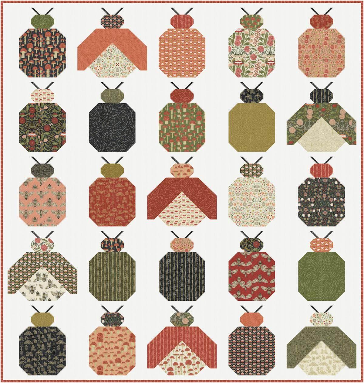 Fluttering Quilt Pattern - PDF - Gingiber