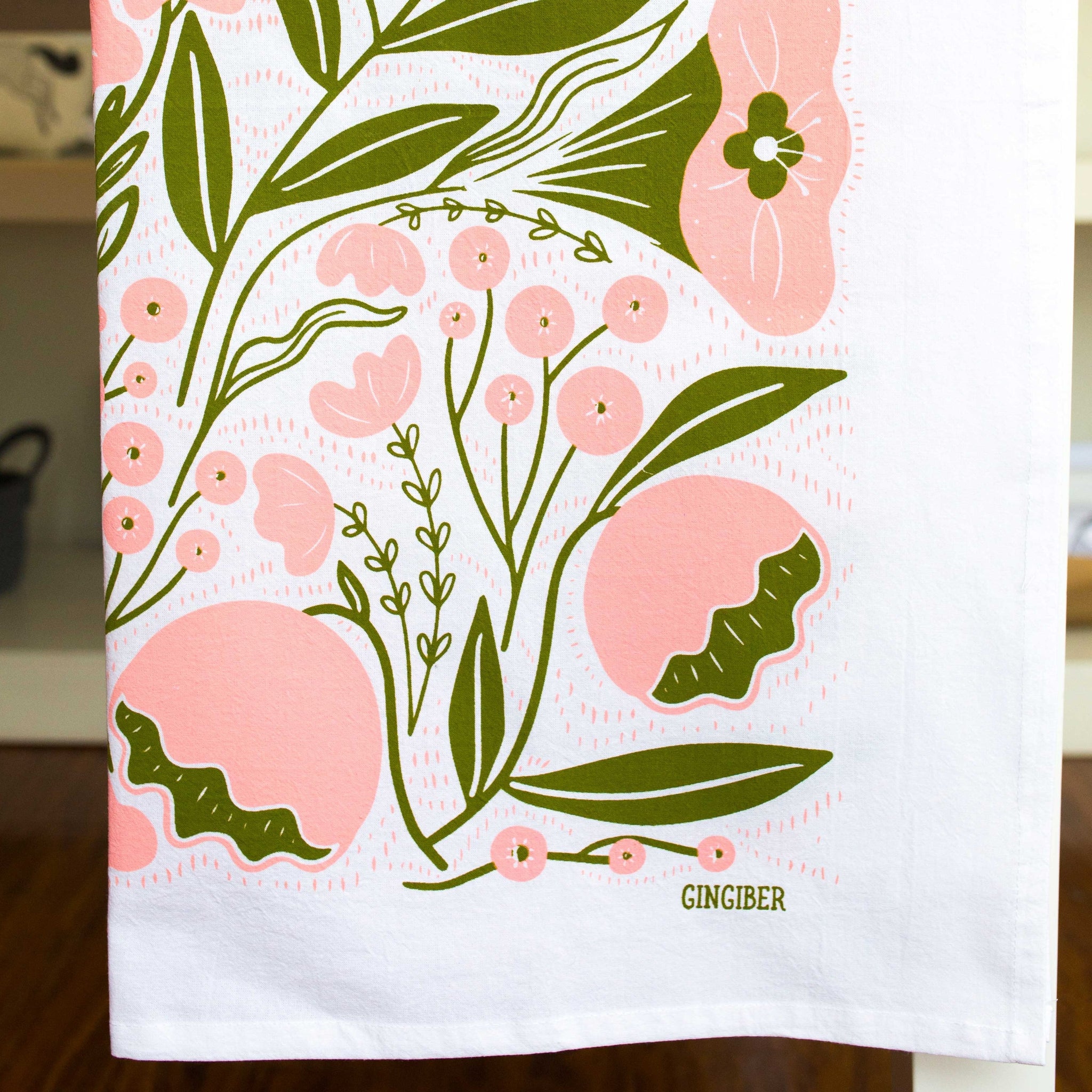 Flowers Tea Towel