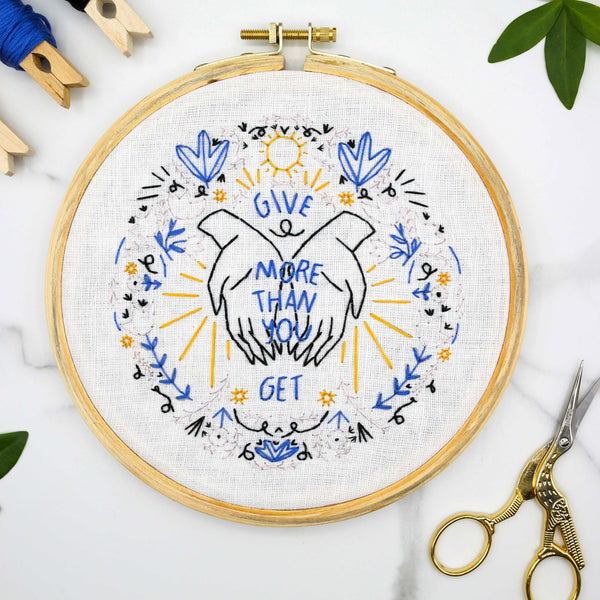 Self Care Embroidery Kit – Gingiber