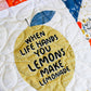 Words To Live By Quilt Pattern