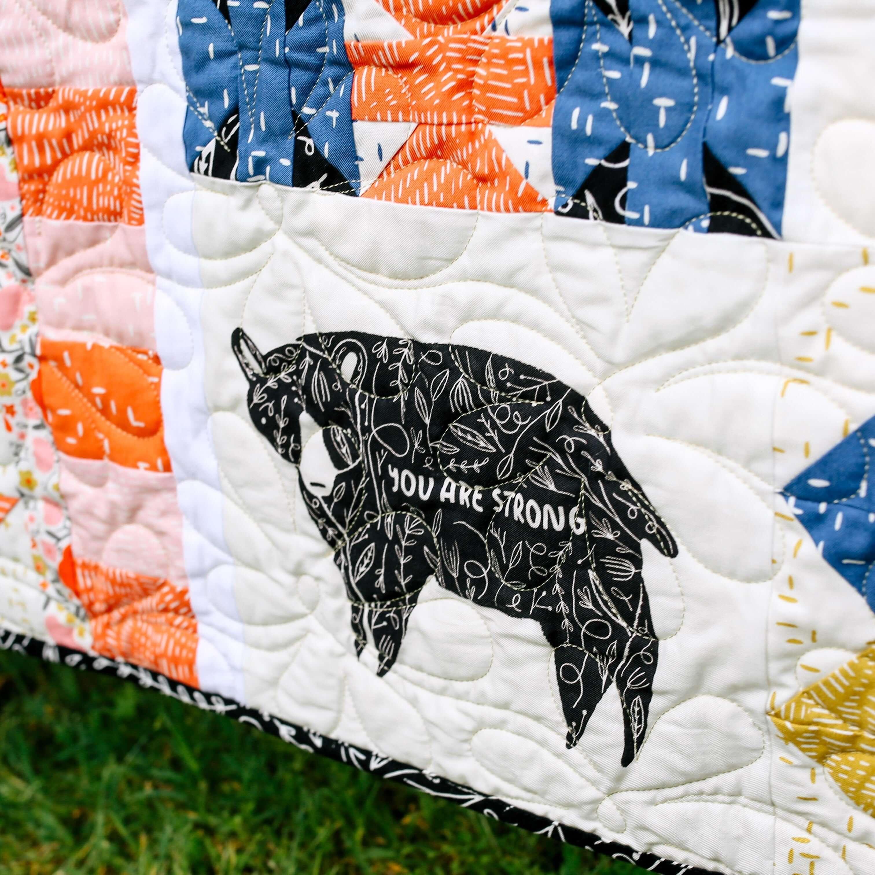 Words to Live By Quilt Pattern - PDF - Gingiber